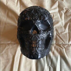 Skull Makeup Brush Holder